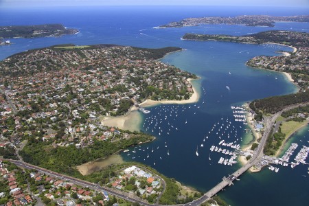 Aerial Image of THE SPIT AND MIDDLE HARBOUR, NSW