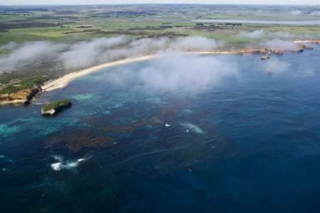 Aerial Image of CLOUDS AT THE COAST