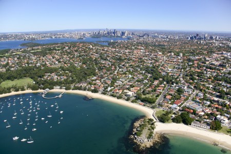 Aerial Image of BALMORAL BEACH TO SYDNEY