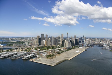 Aerial Image of MILLERS POINT AND SYDNEY CBD