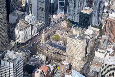 Aerial Image of TOWN HALL CITY BLOCK, SYDNEY