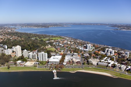 Aerial Image of MENDS ST JETTY, SOUTH PERTH