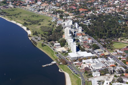 Aerial Image of CHARLES COURT RESERVE AND MATLIDA BAY RESERVE PERTH