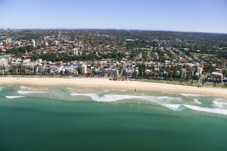 Aerial Image of MANLY BEACH, NORTH STEYNE