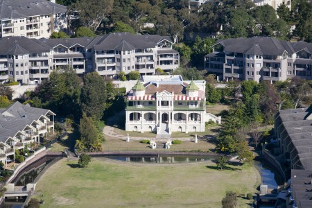 Aerial Image of ABBOTSFORD BAY HISTORIC HOUSE