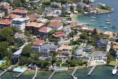 Aerial Image of WUNULLA RD, POINT PIPER
