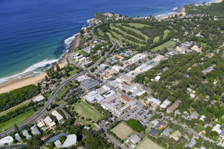 Aerial Image of AVALON COMMERCIAL AREA LOOKING SOUTH EAST TO THE OCEAN