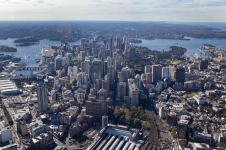 Aerial Image of SYDNEY CBD FROM THE SOUTH