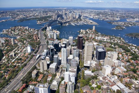 Aerial Image of NORTH SYDNEY AND SYDNEY 2011