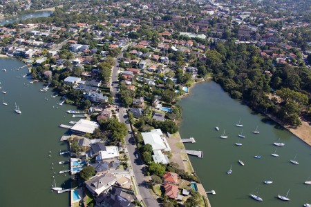 Aerial Image of WHARF RD GLADESVILLE