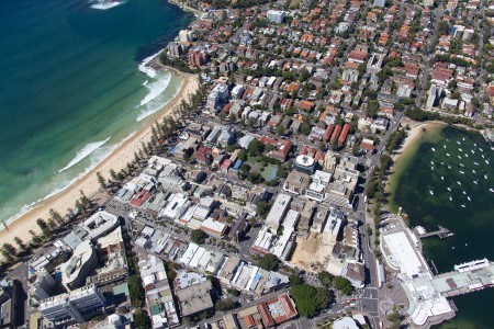 Aerial Image of MANLY TOWN CENTRE 2011
