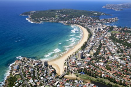 Aerial Image of MANLY BEACH, NSW