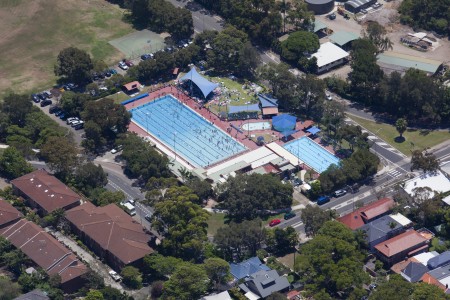 Aerial Image of MANLY SWIMMING CENTRE