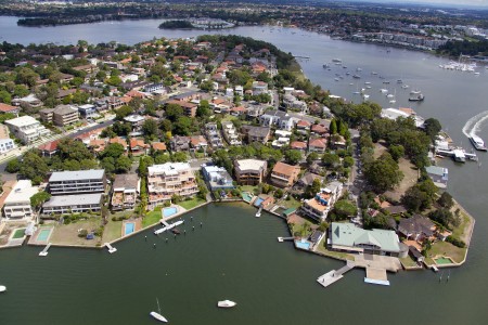 Aerial Image of ABBOTSFORD, NEW SOUTH WALES