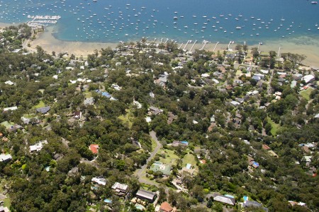 Aerial Image of BAYVIEW LOOKING DOWN TO THE WATERFRONT