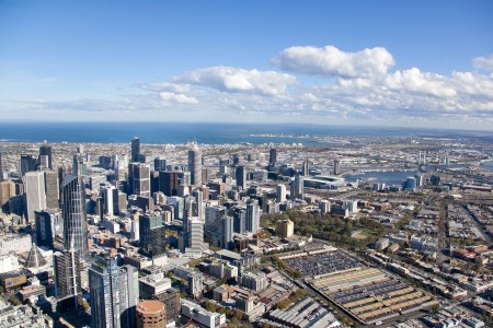 Aerial Image of MELBOURNE CBD AND DOCKLANDS
