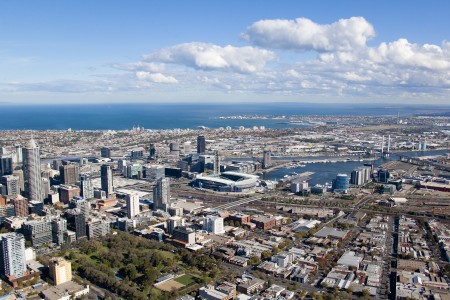 Aerial Image of MELBOURNE DOCKLANDS