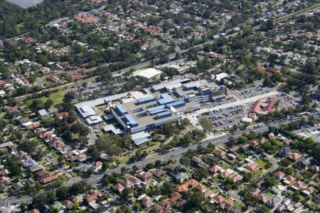 Aerial Image of SUTHERLAND HOSPITAL CARINGBAH