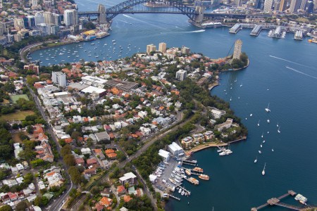 Aerial Image of MCMAHONS POINT AND LAVENDER BAY