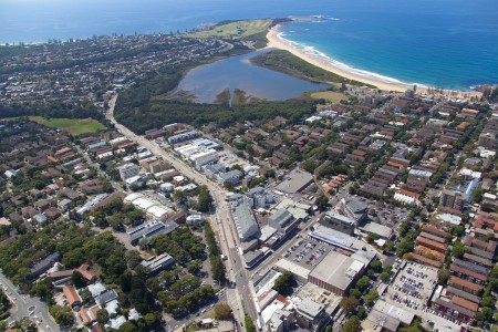 Aerial Image of DEE WHY, PITTWATER ROAD AND SHOPPING VILLAGE