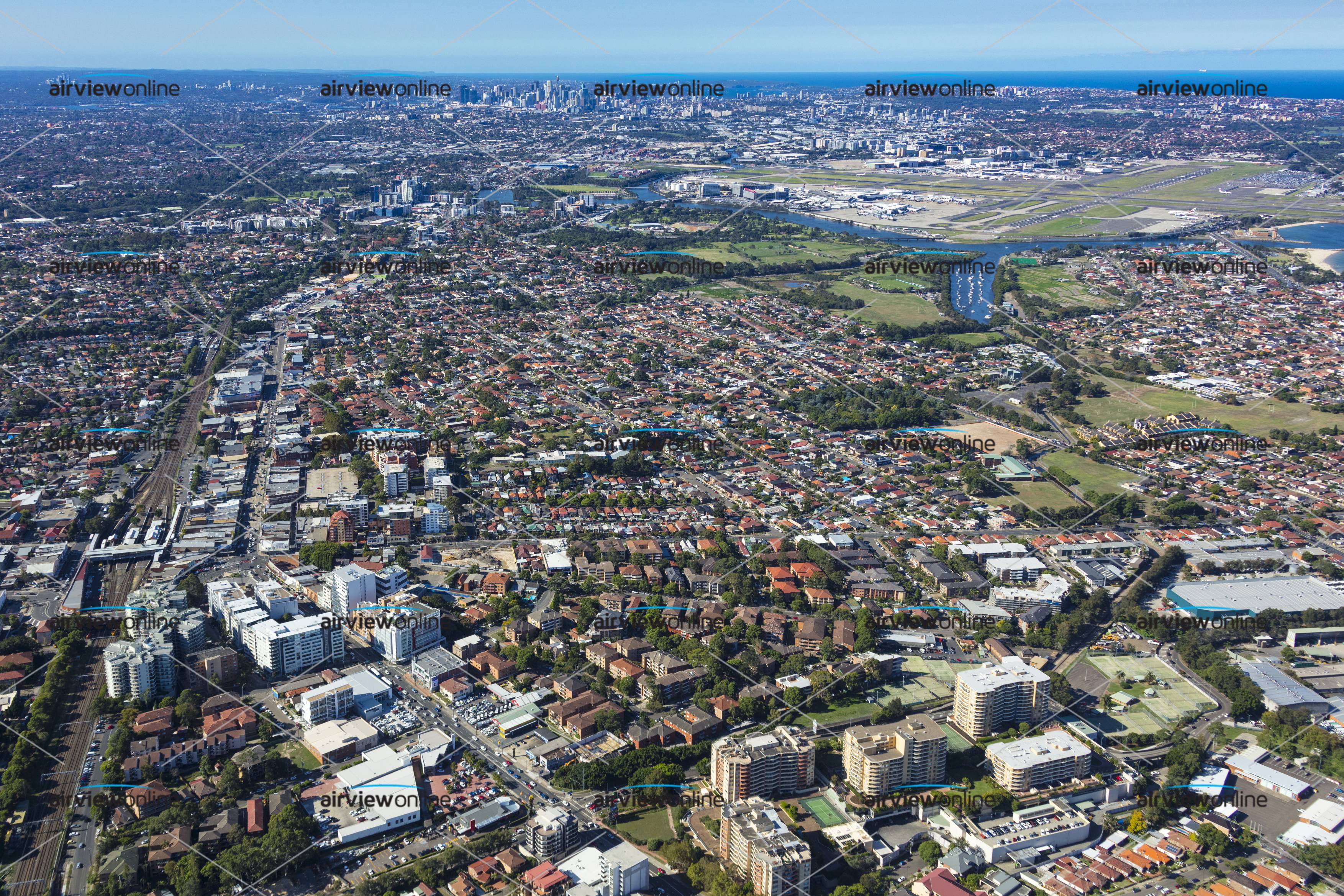 Aerial Photography Rockdale In The Afternoon - Airview Online