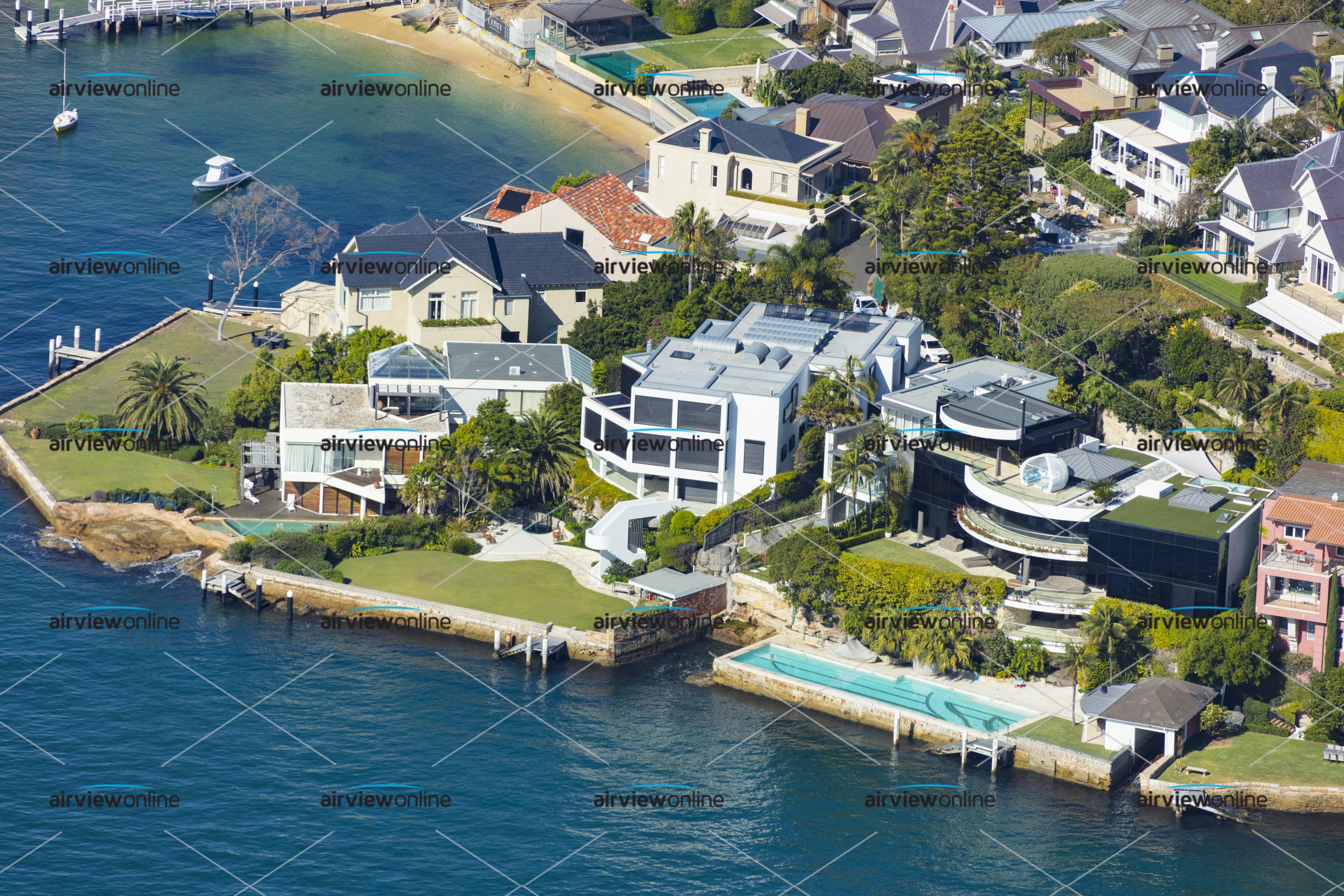 Aerial Photography Point Piper Luxury Homes Airview Online