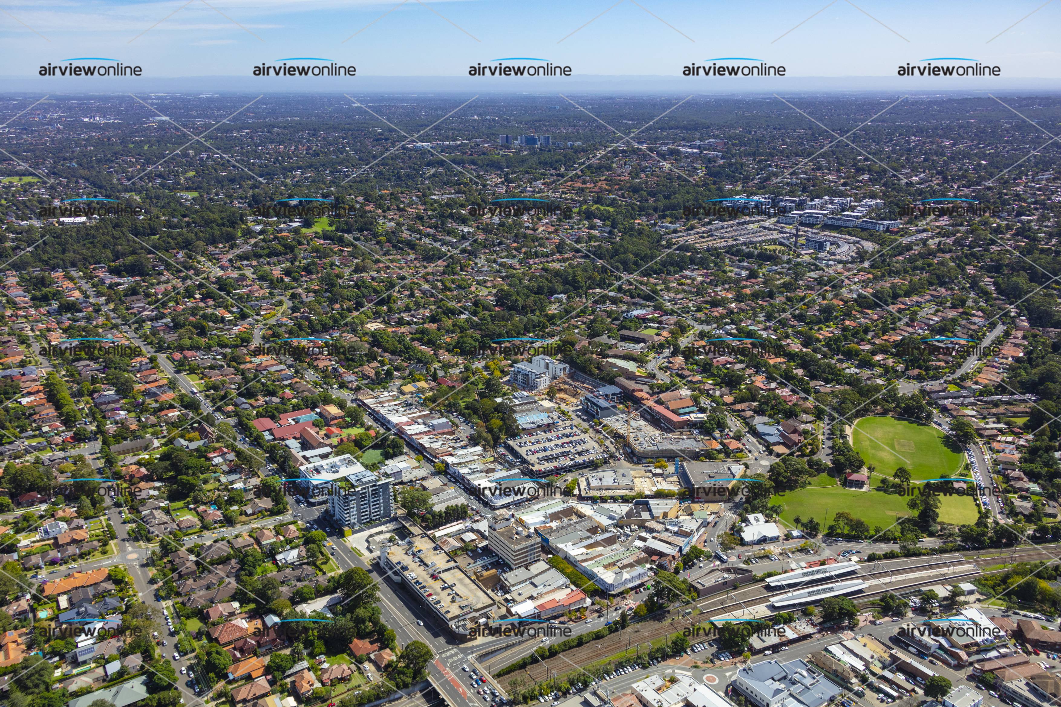 Aerial Photography Eastwood Shopping Centre - Airview Online