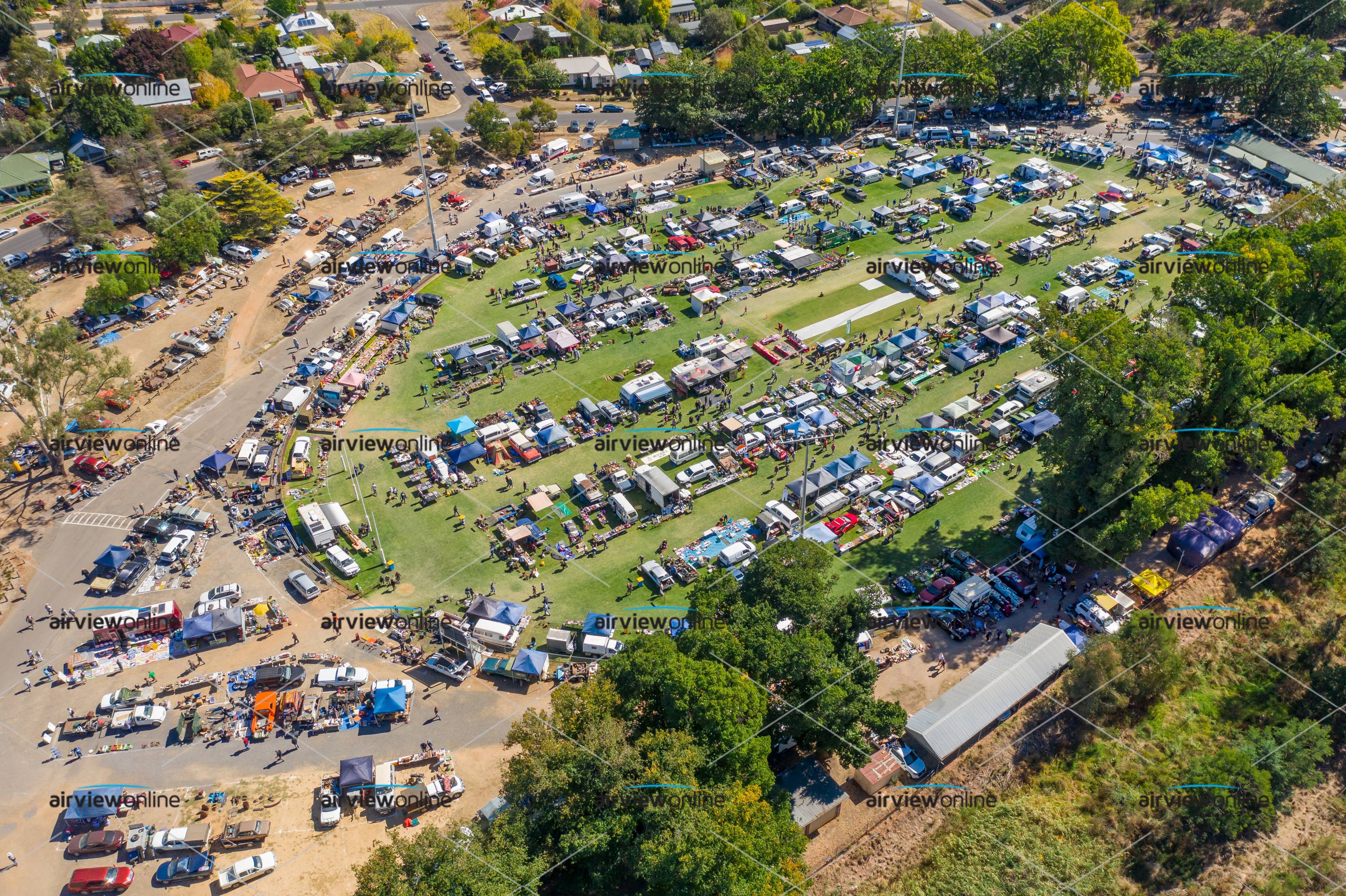 Aerial Photography Castlemaine Swap Meet Airview Online