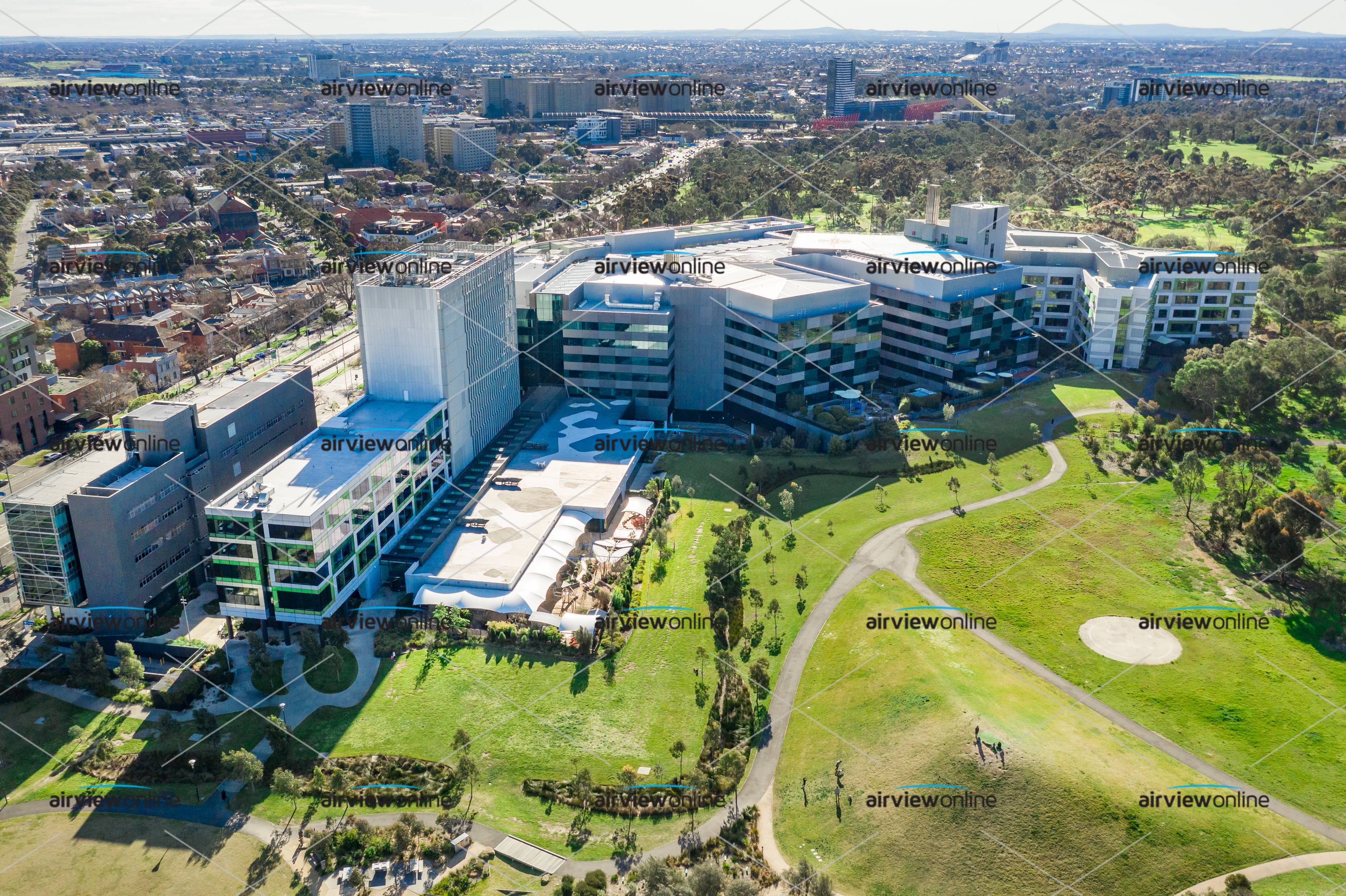 aerial-photography-royal-melbourne-children-s-hospital-airview-online