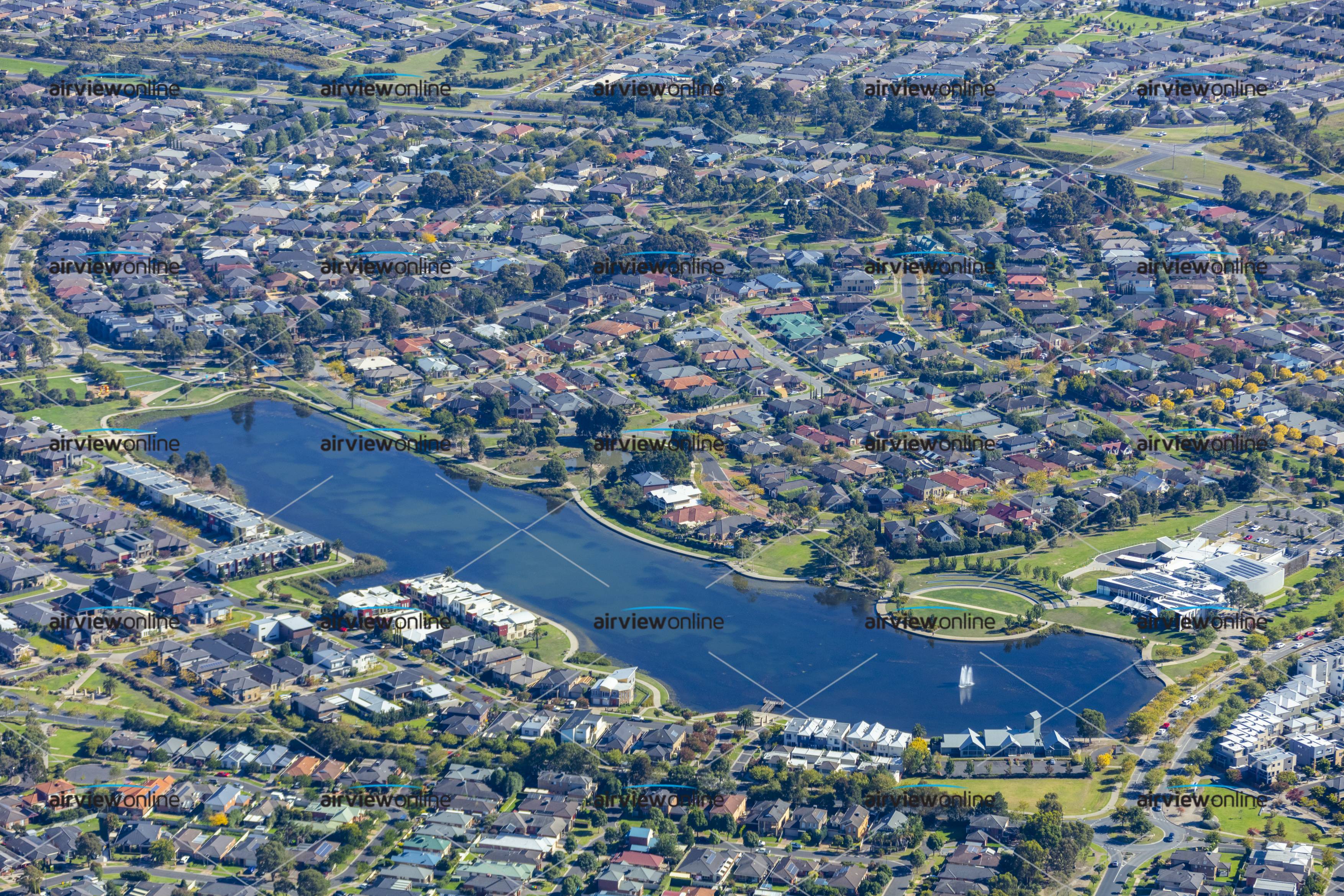 Aerial Photography Lakeside Park Estate Pakenham Airview Online