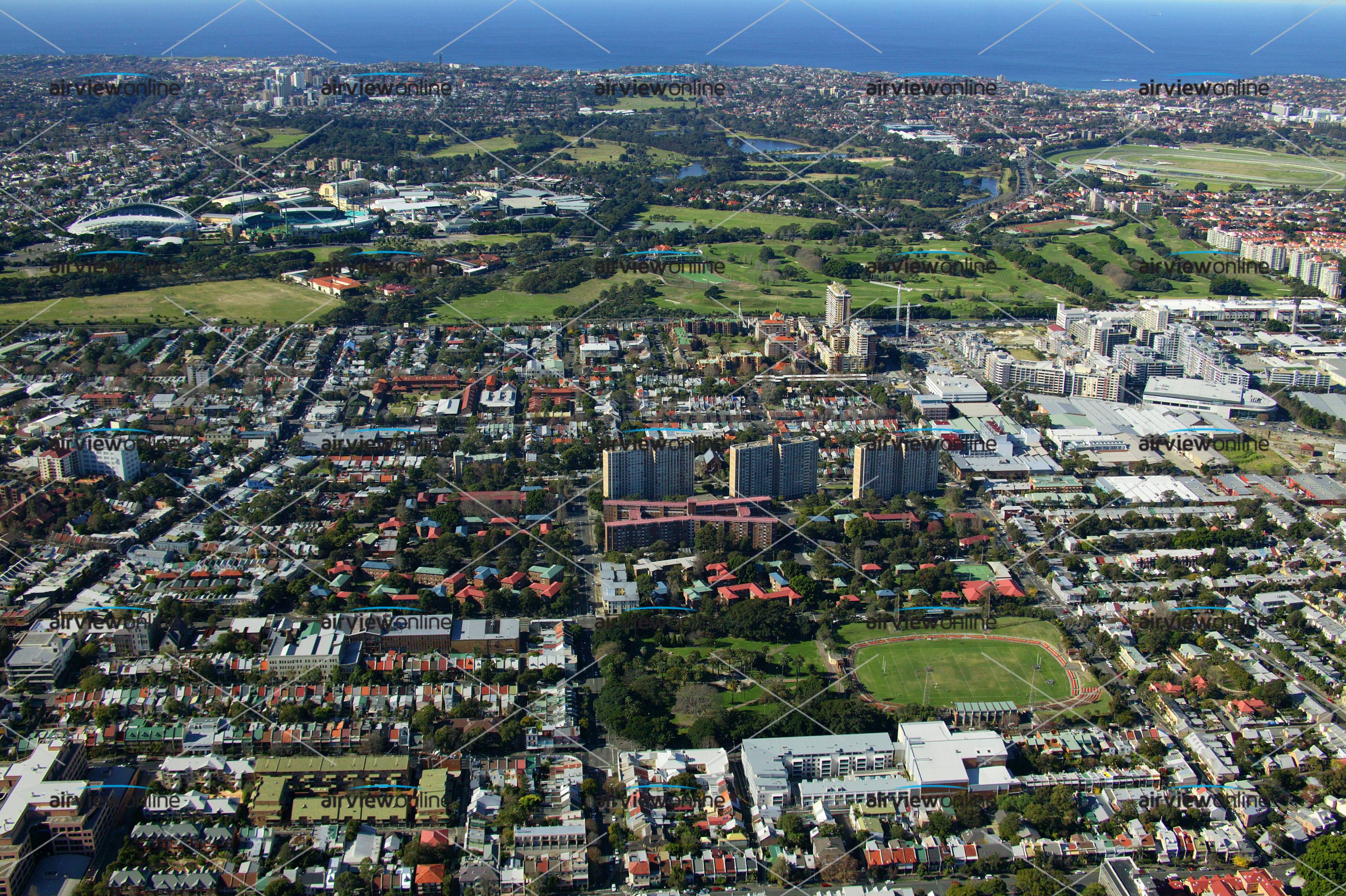 Aerial Photography Redfern to Sydney's Eastern Suburbs - Airview Online
