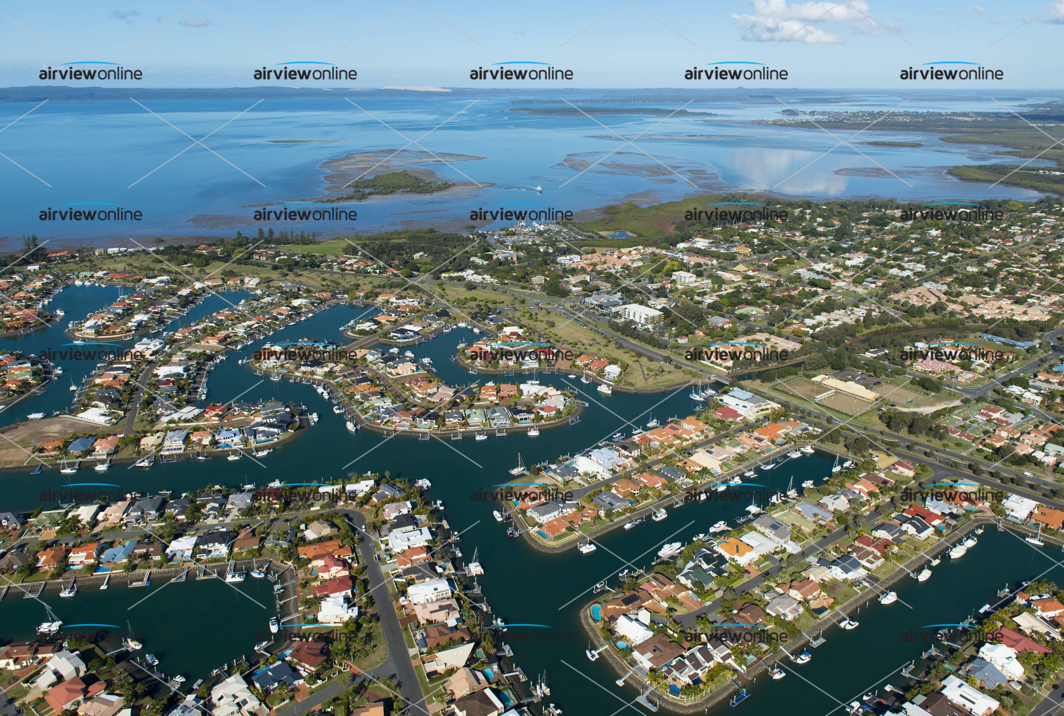 Aerial Photography Compass Court Raby Bay Airview Online