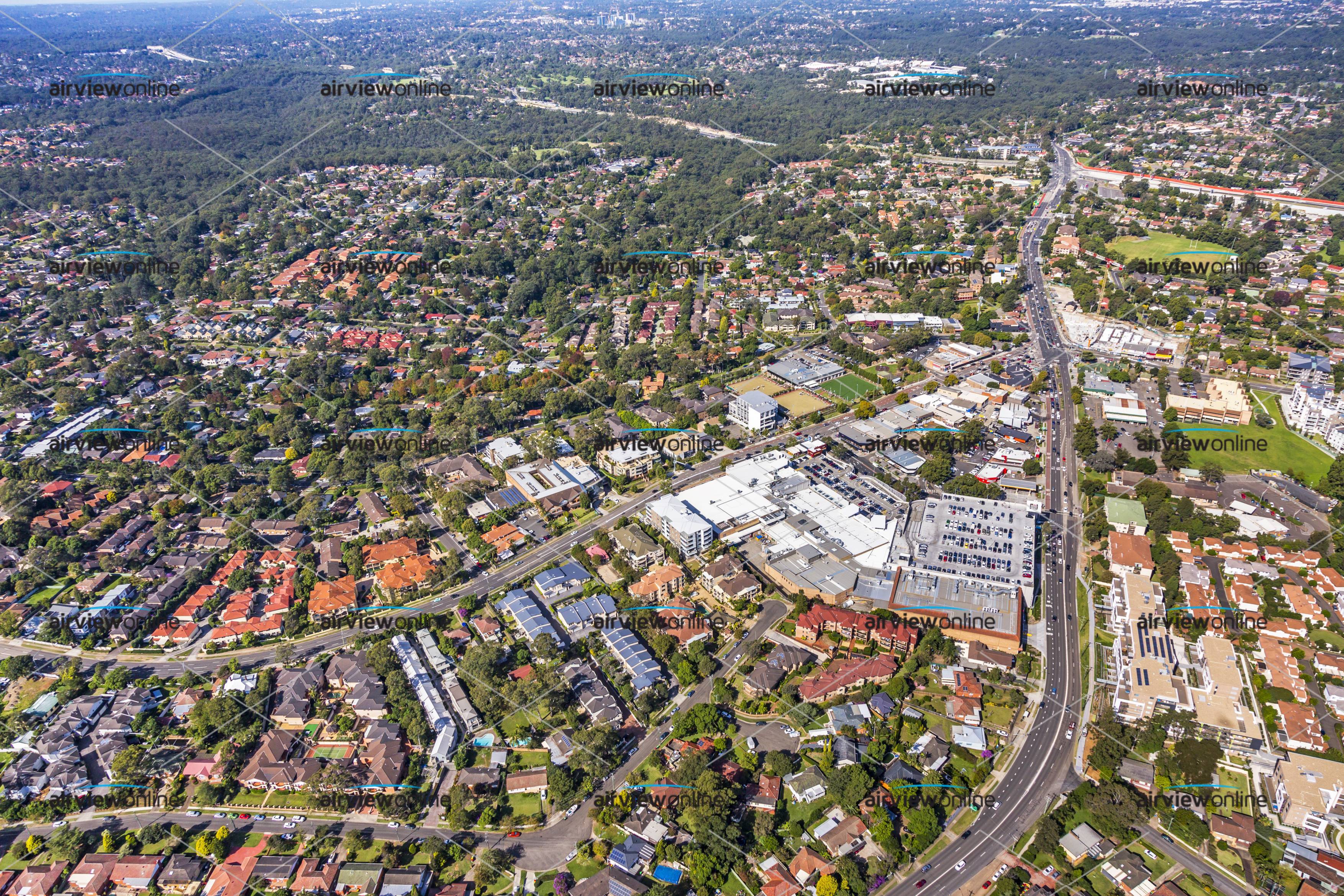 Aerial Photography Baulkham Hills - Airview Online