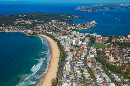 Aerial Image of PITTWATER ROAD, MANLY