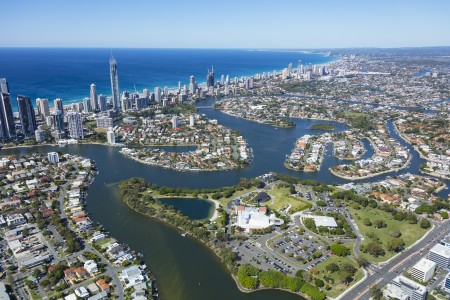 Aerial Image of THE ARTS CENTRE GOLD COAST