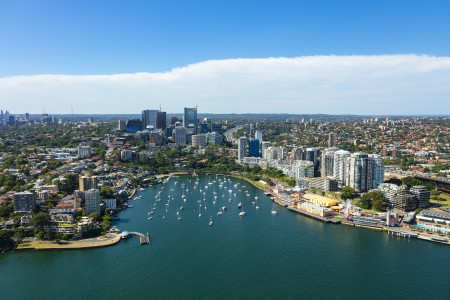 Aerial Image of LAVENDER BAY, MCMAHONS POINT