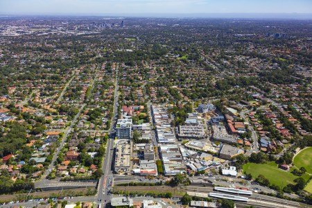 Aerial Image of EASTWOOD SHOPPING CENTRE