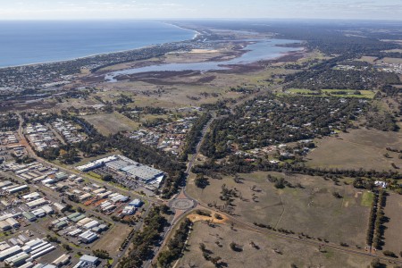 Aerial Image of BUSSELTON IN WA