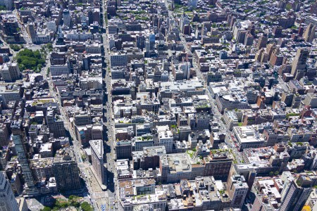 Aerial Image of MIDTOWN MANHATTAN TO GREENWICH VILLAGE