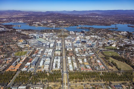 Aerial Image of BRADDON CANBERRA ACT