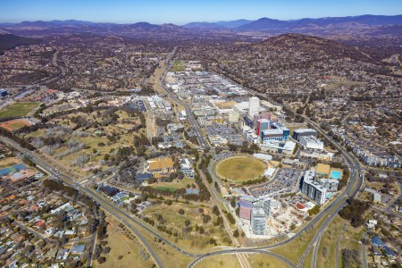 Aerial Image of PHILLIP  OVAL CANBERRA ACT