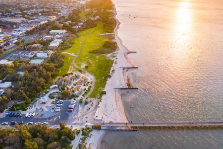 Aerial Image of ROSEBUD PIER AND FORESHORE