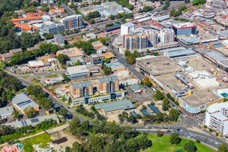 Aerial Image of FAIRFIELD CBD AND TRAIN STATION