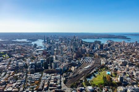 Aerial Image of CHIPPENDALE TO SYDNEY CBD