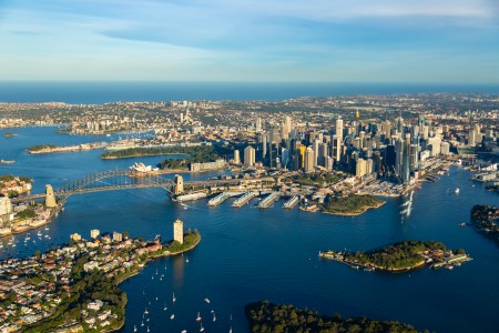 Aerial Image of MCMAHONS POINT LATE AFTERNOON