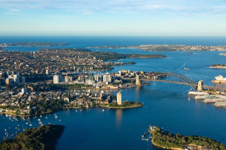 Aerial Image of MCMAHONS POINT LATE AFTERNOON