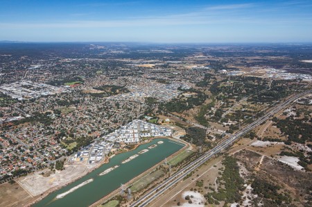 Aerial Image of CHAMPION LAKES TOWARDS ARMADALE
