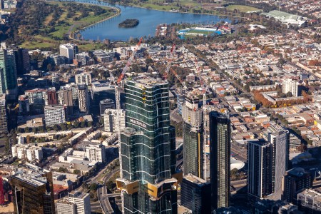 Aerial Image of SOUTHBANK HIGH RISE, MELBOURNE