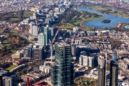 Aerial Image of SOUTHBANK HIGH RISE, MELBOURNE