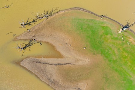 Aerial Image of CAIRN CURRAN RESERVOIR AT JOYCES CREEK